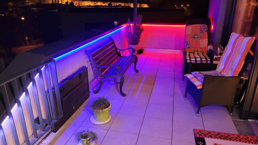 Govee Outdoor Neon Rope Lights (H61A8): Mit RGBIC-Technik ausgestatteter LED-Streifen, der zahlreiche Animationen und Farbverläufe bietet.