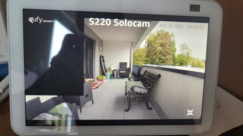 Eufy Solocam S220: Livestream auf Amazon Echo Show 