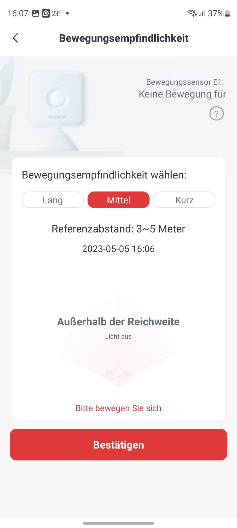 Die Einrichtung der Switchbot-Komponenten erfordert eine Registrierung. Ansonsten ist der Setup-Prozess sehr einfach. Während der Einbindung liefert die App informative Erklärungen, Grafiken und Videos zu den einzelnen Komponenten hinsichtlich Einrichtung, Konfiguration und Betrieb. Vorbildlich.