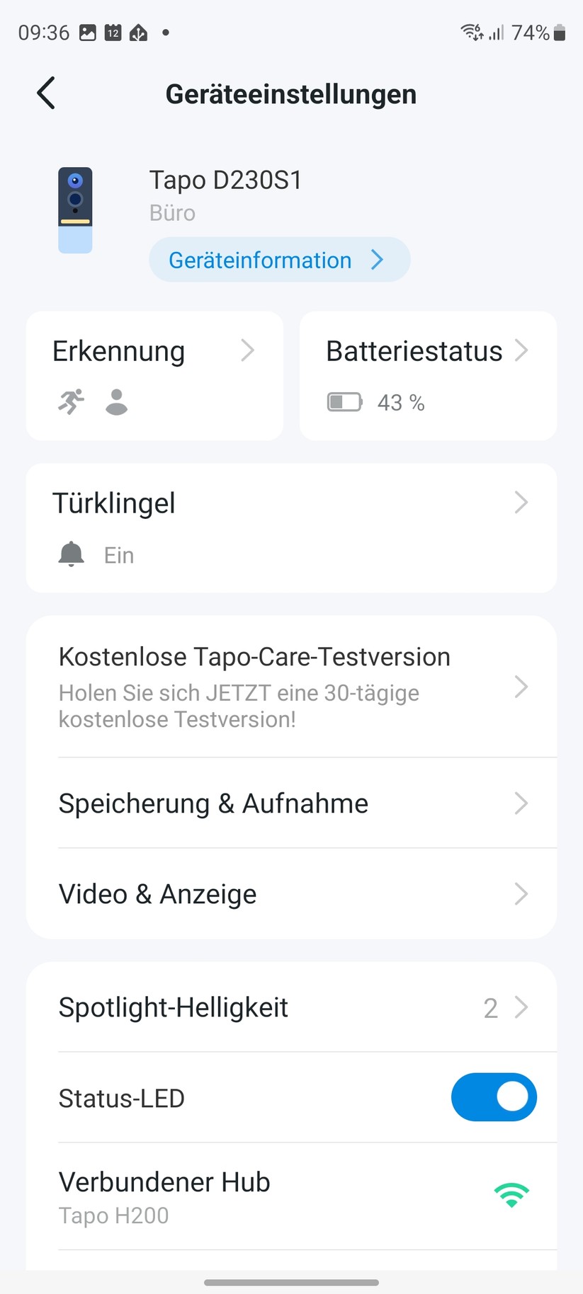 Video-Türklingel TP-Link Tapo D230S1