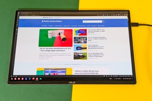 Mobiler Monitor Asus Zenscreen OLED MQ16FC im Test: wertig & farbstark für 280 €