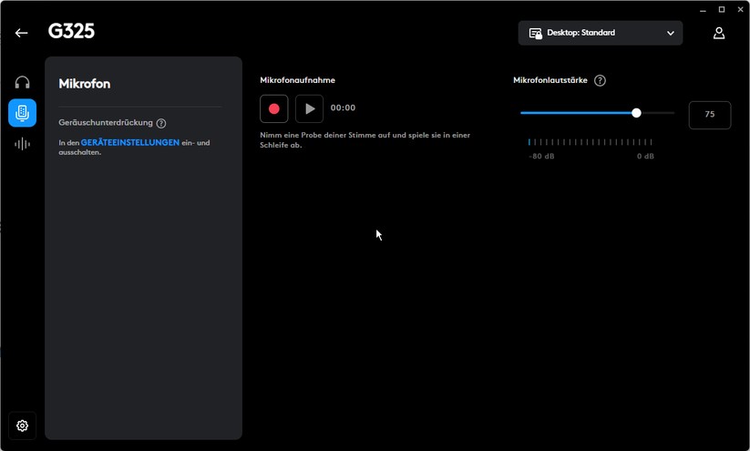 Logitech G325 Lightspeed - Bilder App