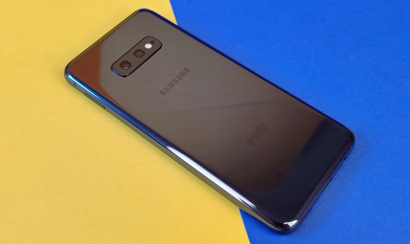 Schicke Glasrückseite.