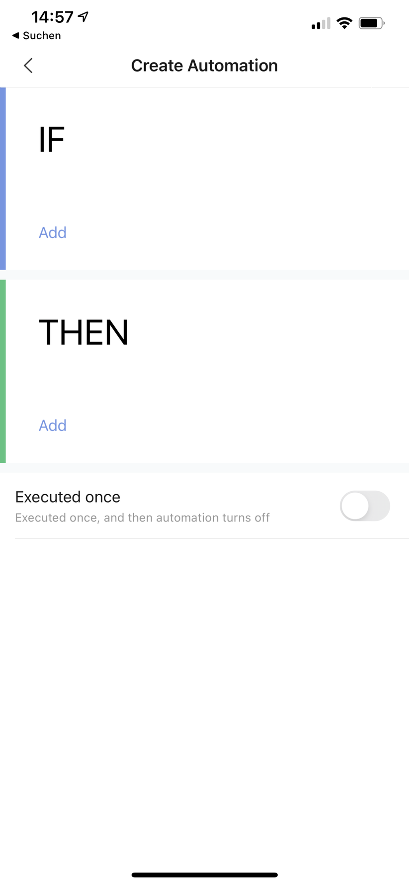 Wir bauen eine einfache Regel.