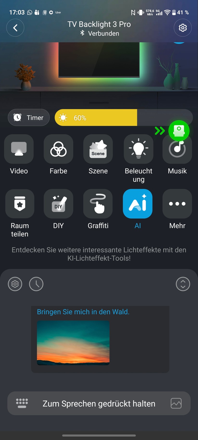 Govee TV-Hintergrundbeleuchtung 3 Pro Screenshot