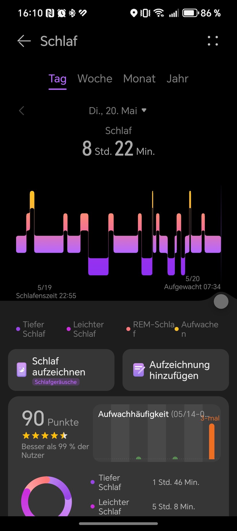 Huawei Watch 5 - Health App