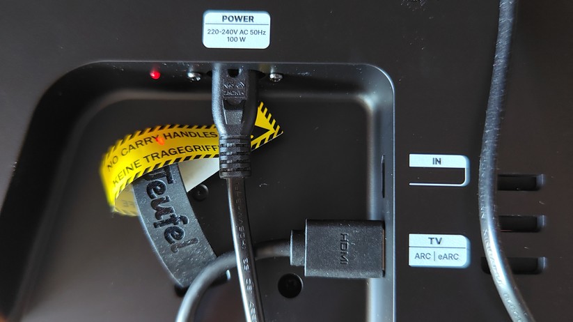 Teufel Cinebar 22: Anschlüsse