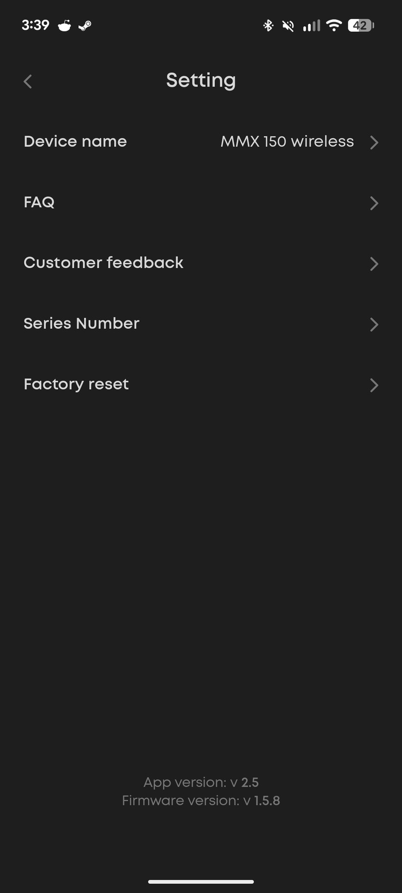 Beyerdynamic MMX 150 Wireless- Bilder App