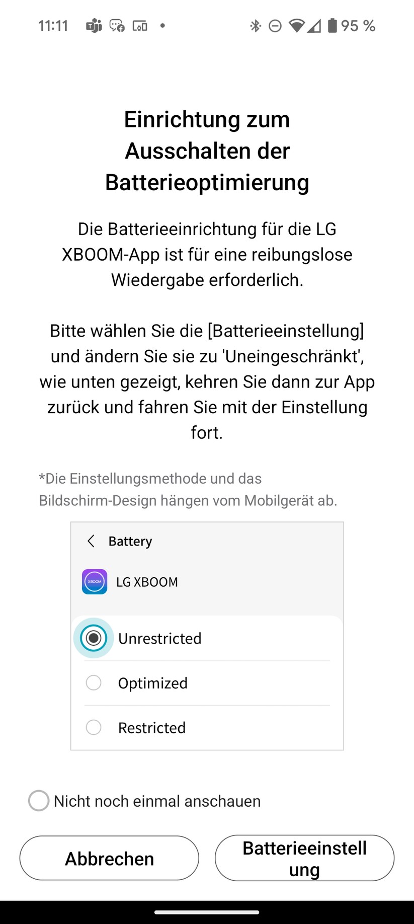 LG Xboom 360 DXO2T Screenshot