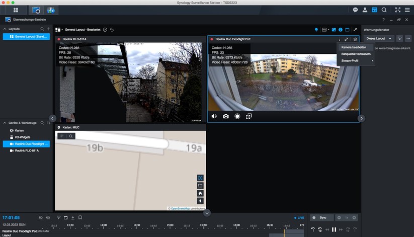 Synology Surveillance Station: Überwachungskameras konfigurieren