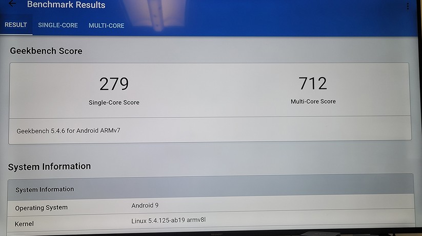 Fire TV Cube 2022: Benchmarks (Geekbench)