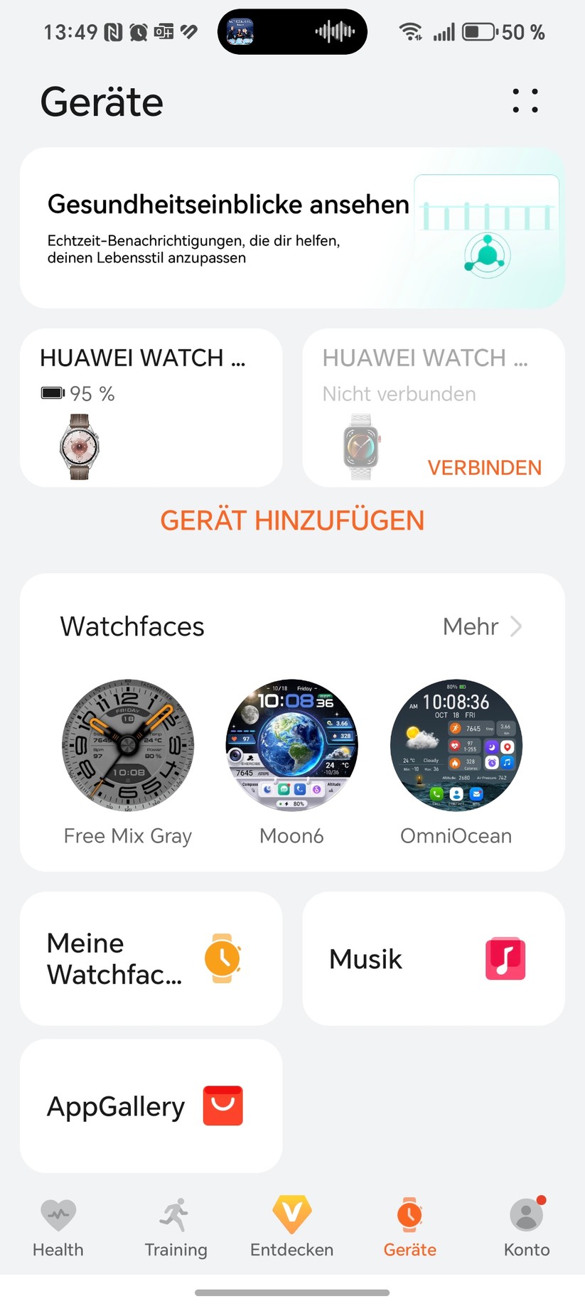 Huawei Watch GT 6 - Health App