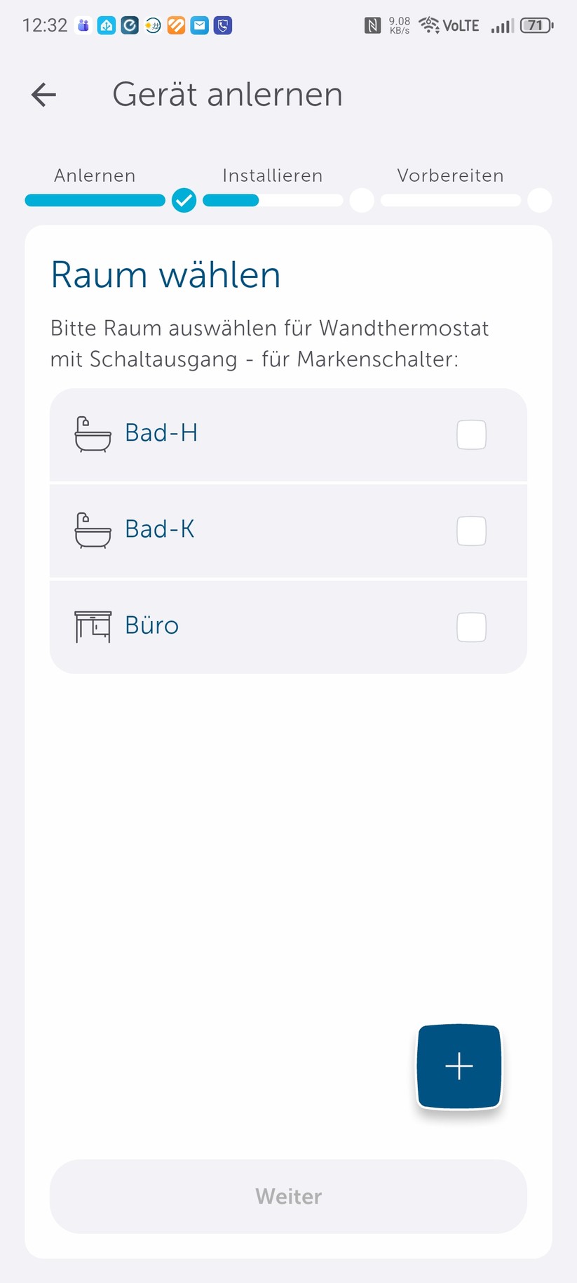 Homematic IP BWTH: Set-up mit App