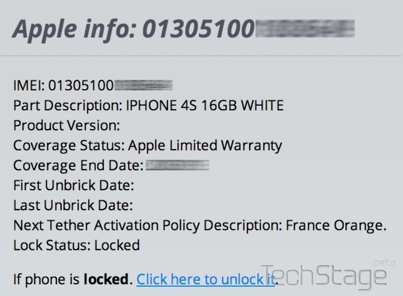 Informationen gefällig? Dieser Auszug kostet circa 2,30 Euro – und verrät, welcher Provider für den SIM-Lock verantwortlich ist.