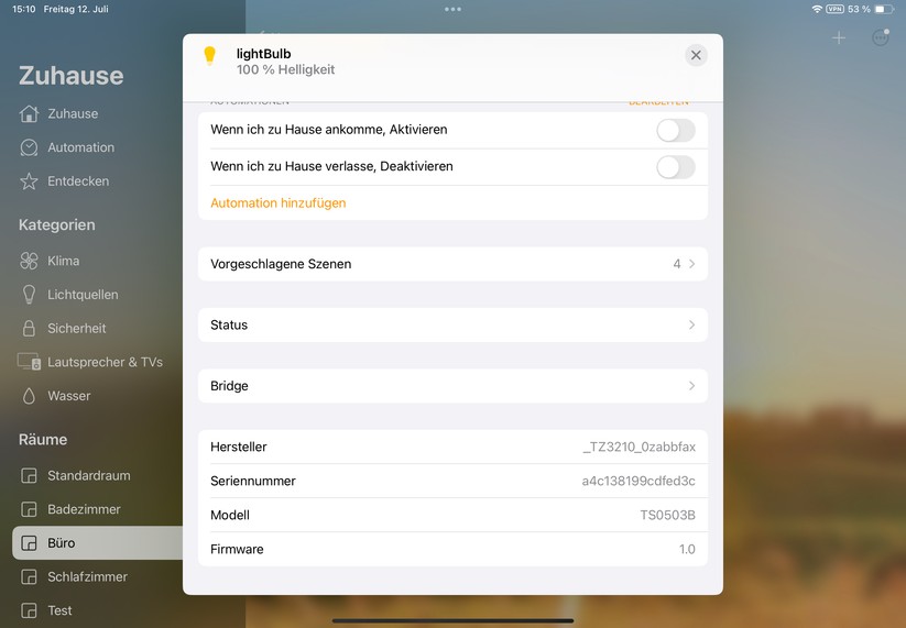 Zigbee-Gateway 7links ZX-5299 im Test: Tuya-Geräte mit Zigbee unter Homekit verwenden
