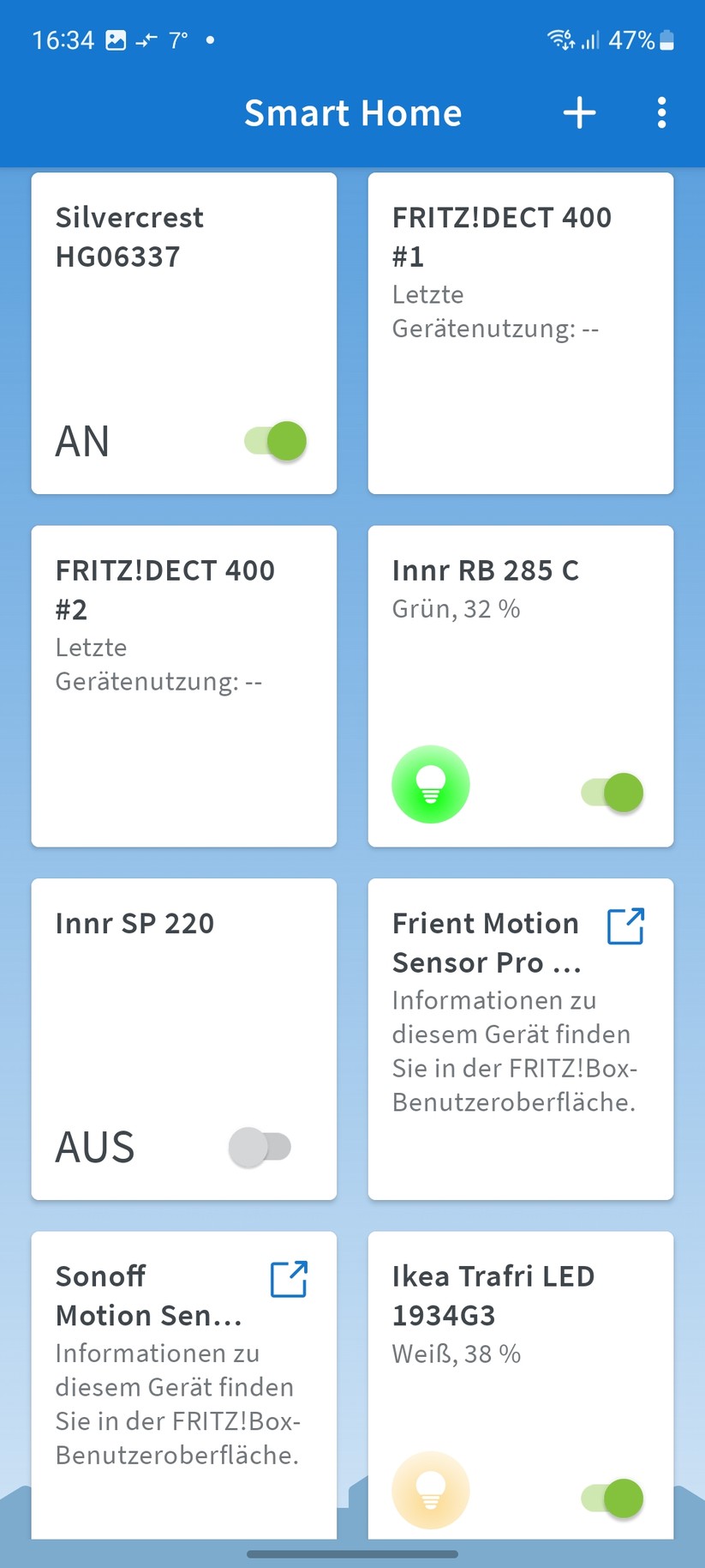 Fritz Smart Gateway: Steuerung mit Fritz-App Smart Home