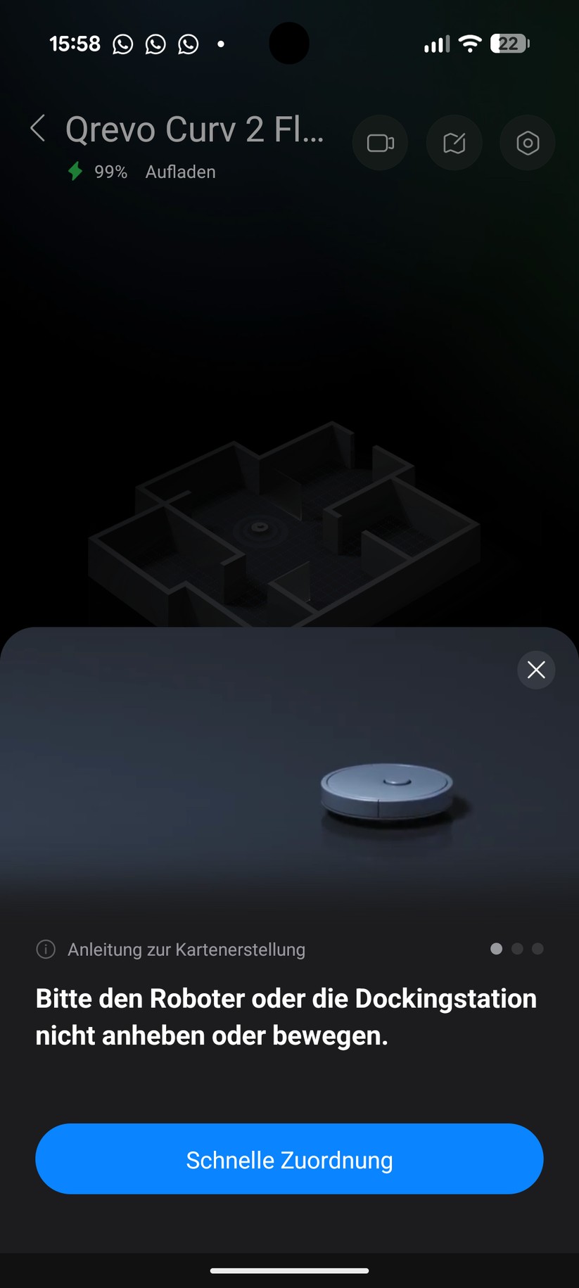Roborock Qrevo Curv 2 Flow – App & Einrichtung