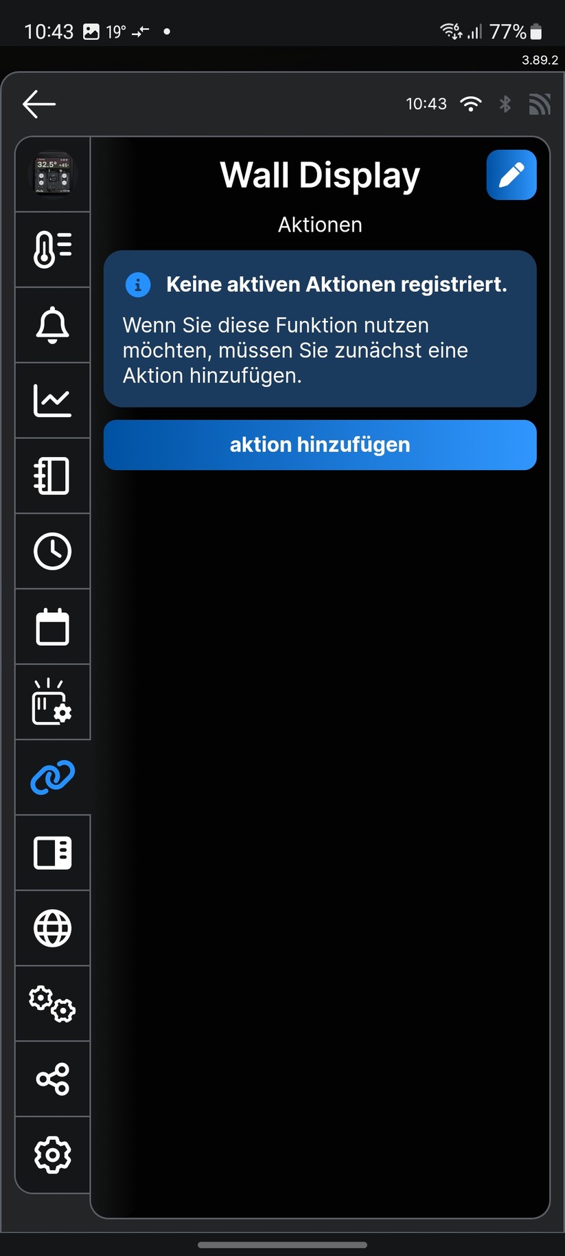 Shelly Wall Display: App