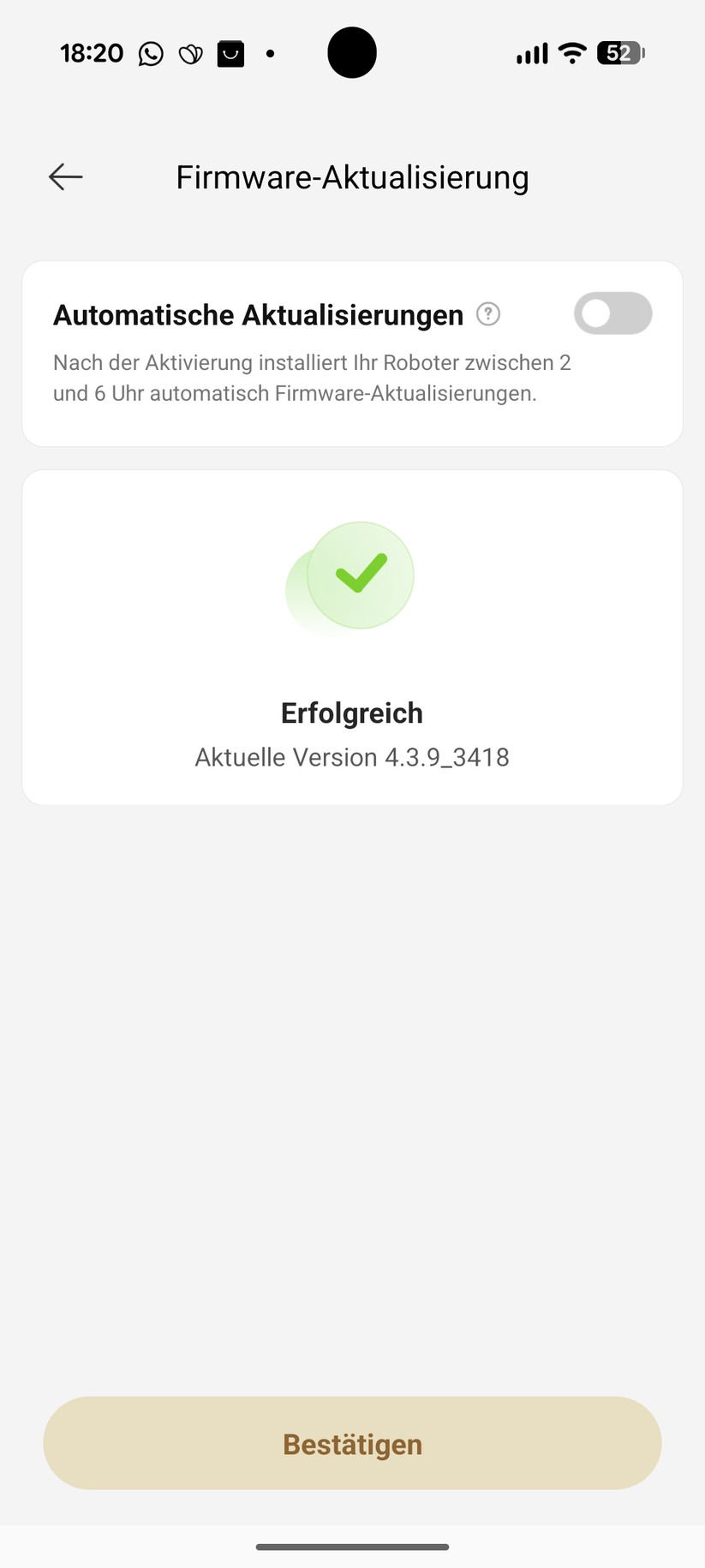 Dreame Aqua 10 Ultra Roller – App & Einrichtung