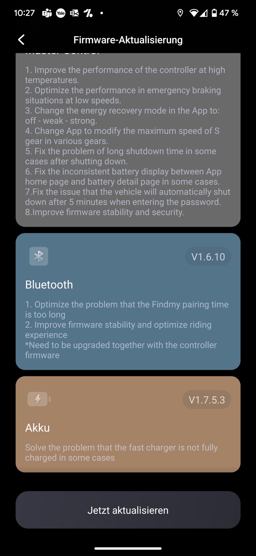 Ninebot by Segway Max G2D Screenshot