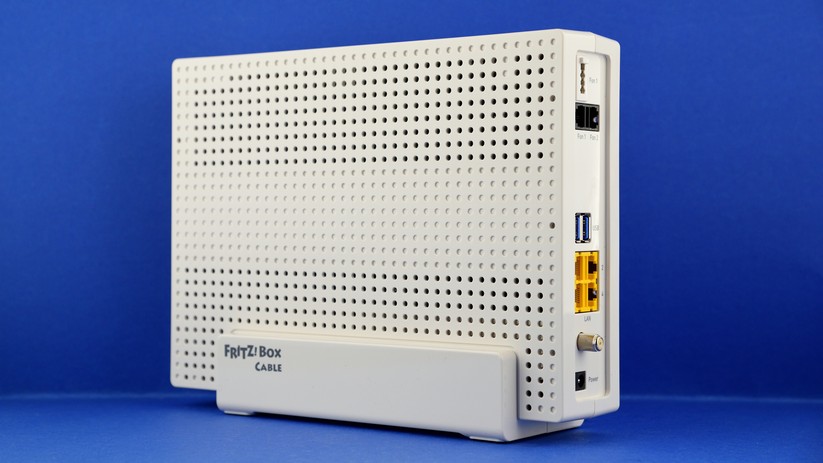 Das Design der Fritzbox 6690 ist funktional.