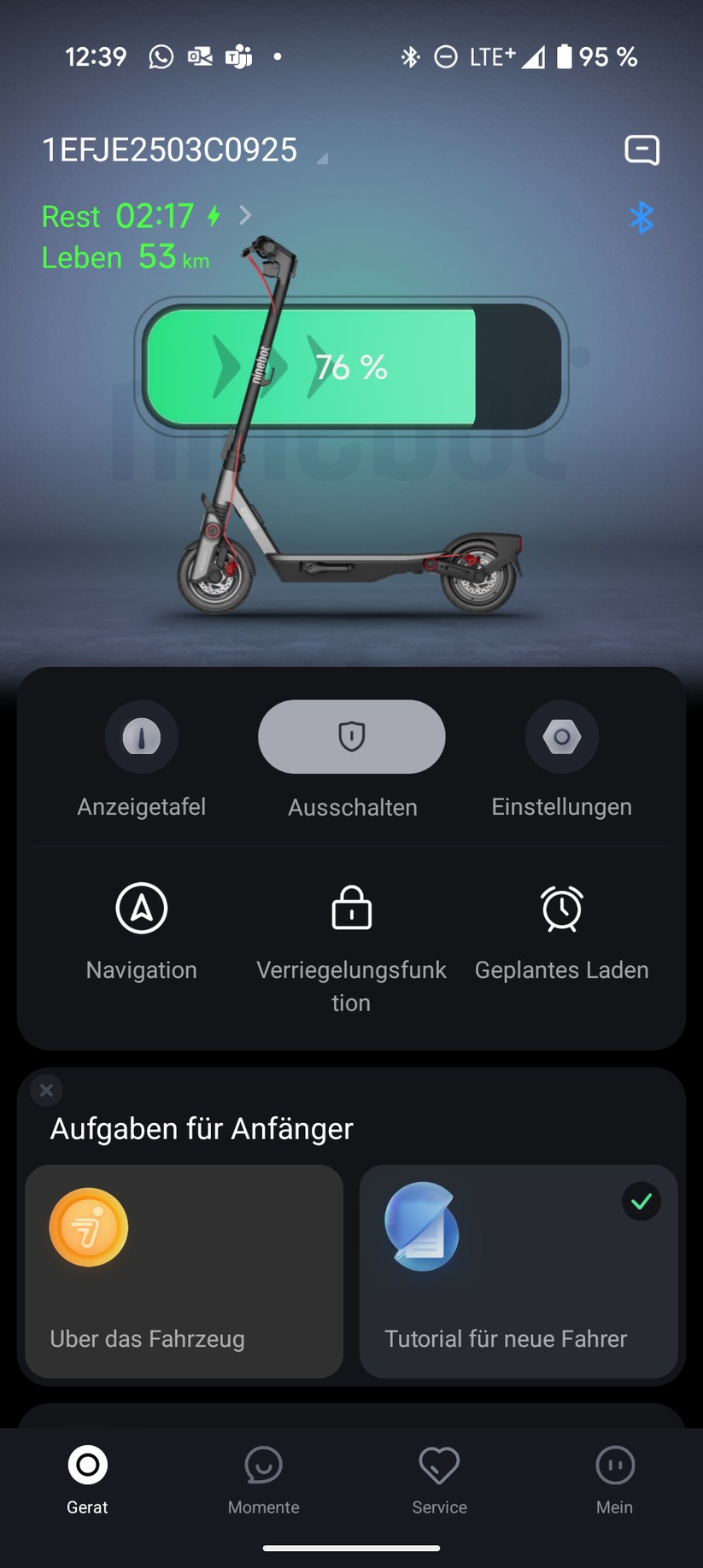 Segway Ninebot F3 Pro Screenshot