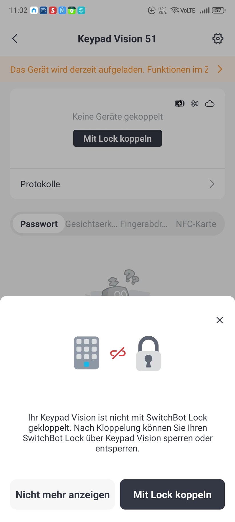 Lock Ultra, Keypad, Hub Mini: Die Einrichtung erfolgt über die Switchbot-App.
