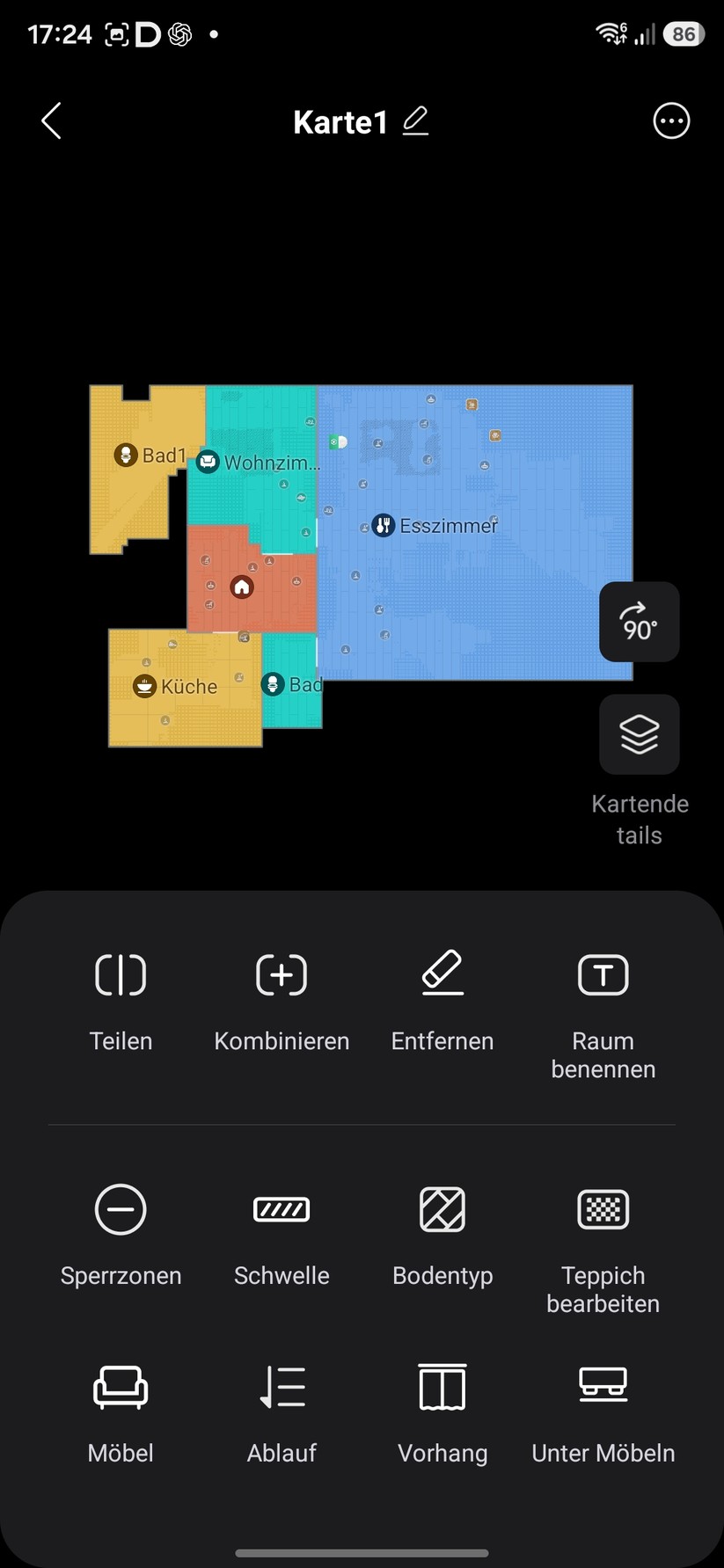 Roborock Qrevo Edge 2 – App & Einrichtung
