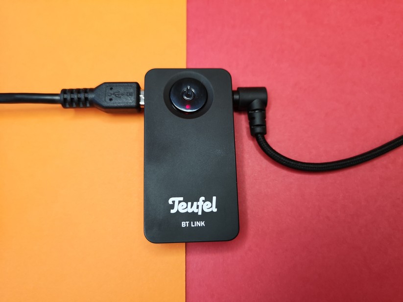 Der Adapter von Teufel geht stark zu Lasten der Gesamtlautstärke.