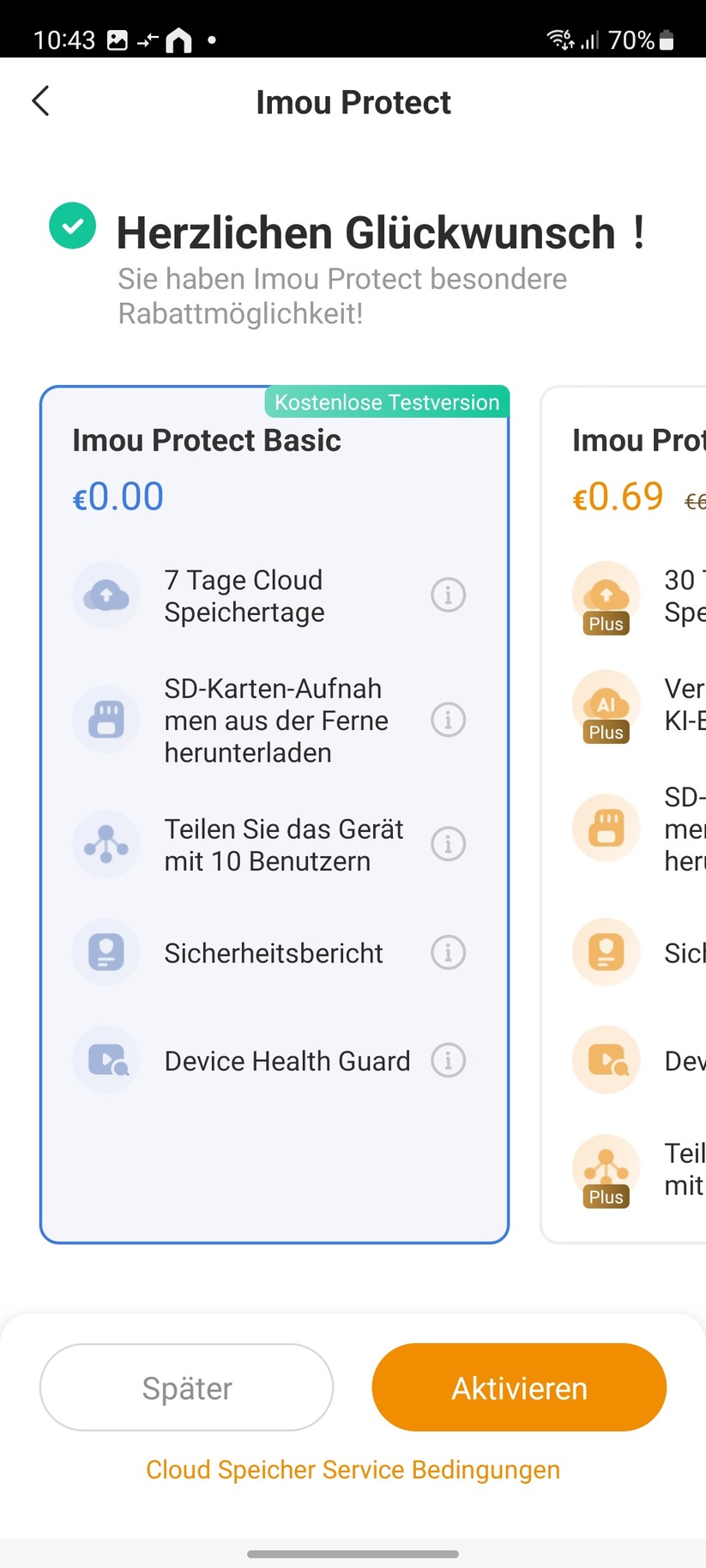 Imou Cell 3C: Setup mit App Imou Life