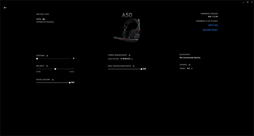 Logitech Astro A50 - Bilder App