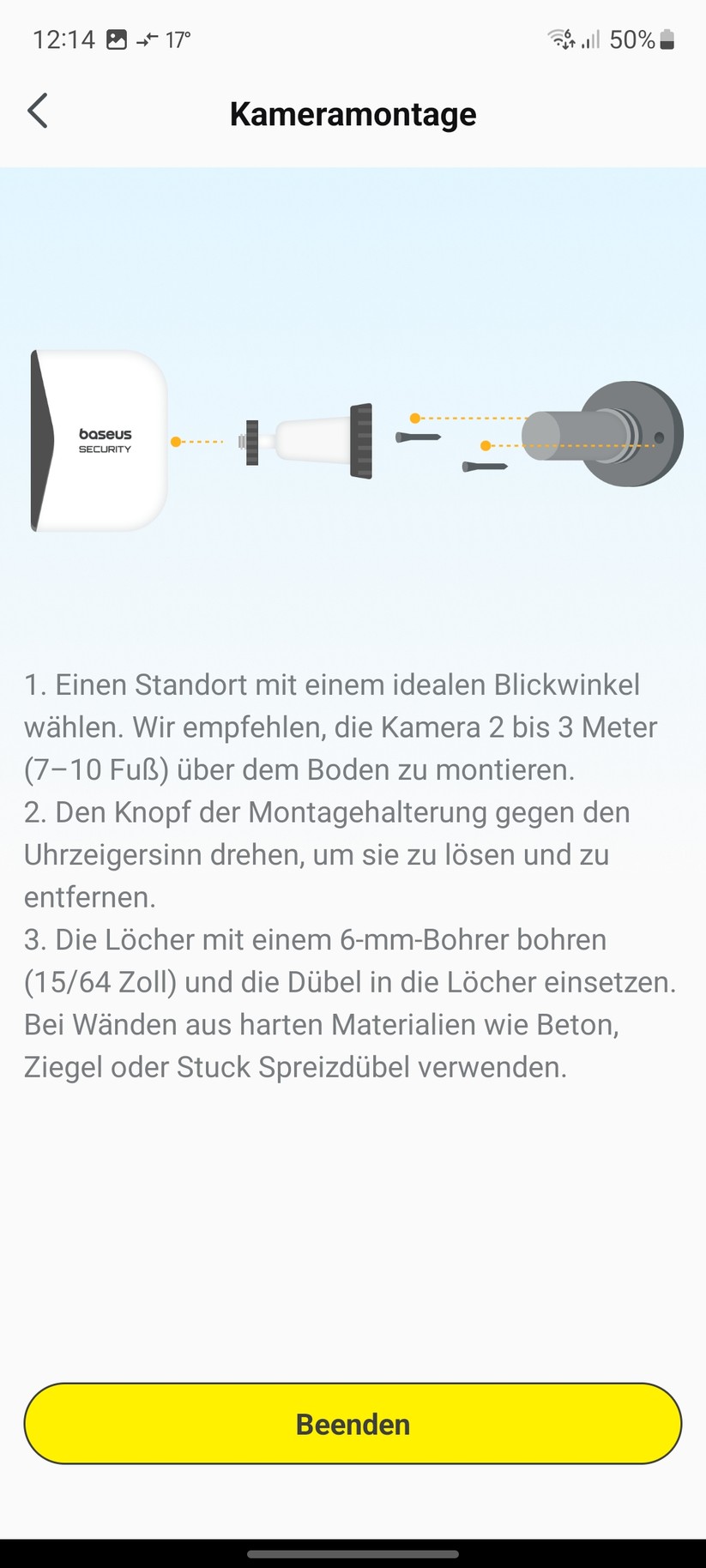 Baseus N1 Outdoor: 2K-Überwachungskamera mit Akku & WLAN, Personenerkennung und lokalem Speicher