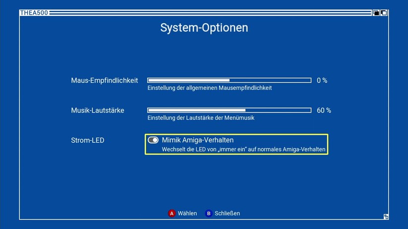 The A500 Mini - Software