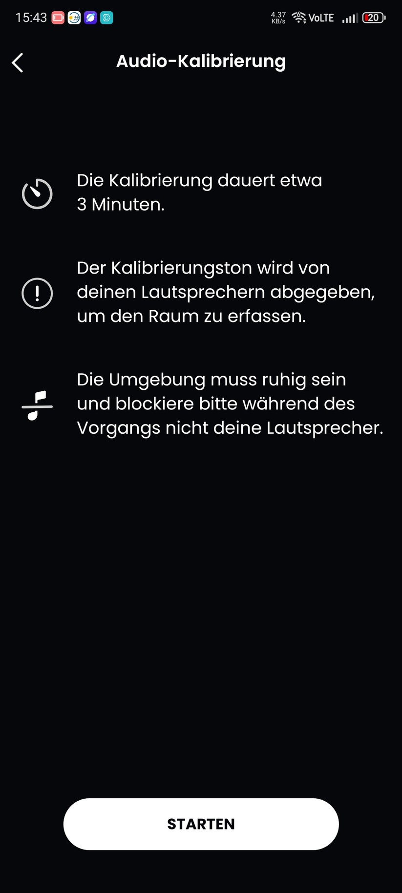 Die Einrichtung der Soundbar erfolgt mit der App JBL One