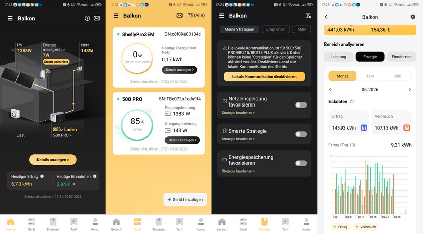 Steuern lässt sich der Speicher mit der SunEnergyXT-App oder lokal, etwa mit Home Assistant.