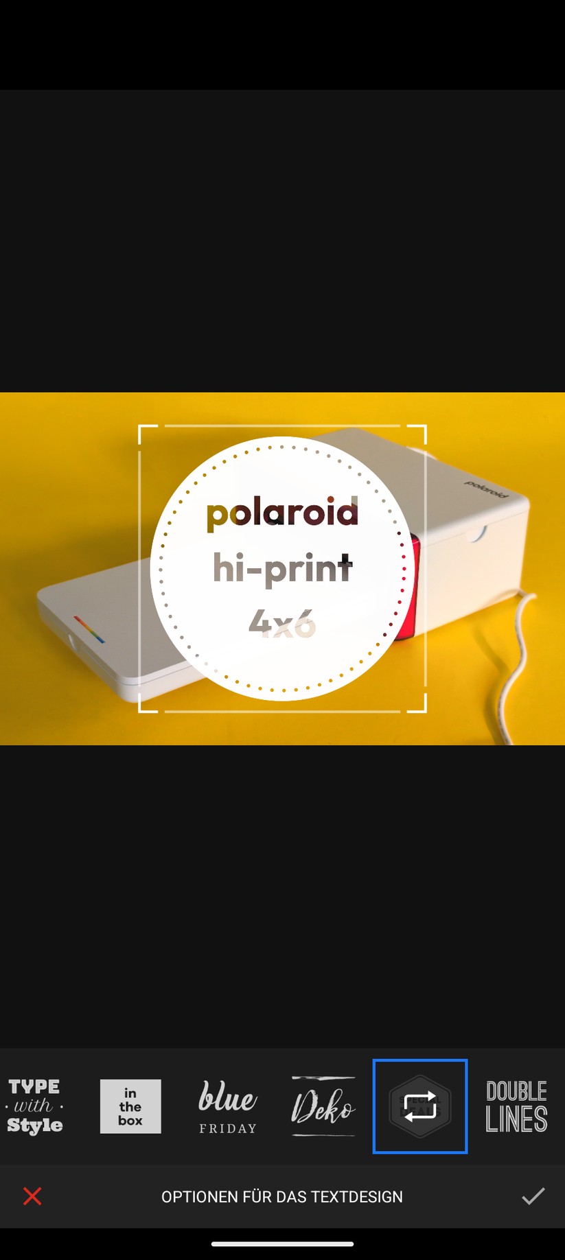 Polaroid Hi-Print 4x6 Screenshot