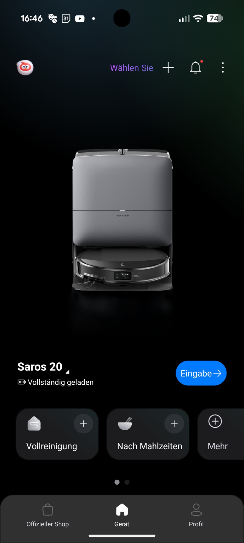 Roborock Saros 20 – App & Einrichtung