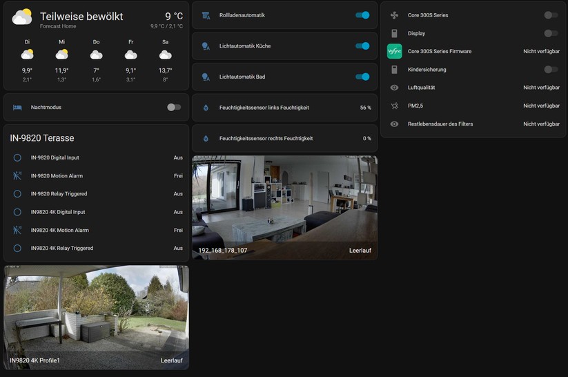 Instar IN-8815 4K: Zugriff per App, Browser oder Smart-Home-Zentralen wie Home Assistant