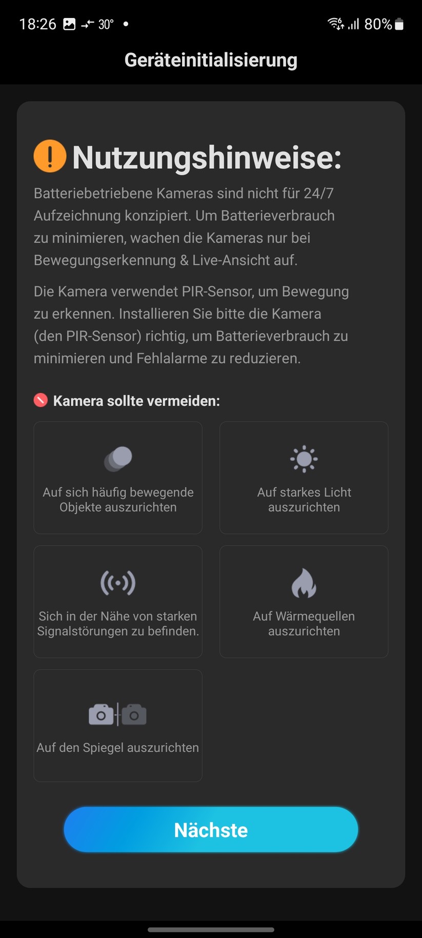 Reolink Argus PT Ultra: Einrichtung und Einstellungen mit mobiler App