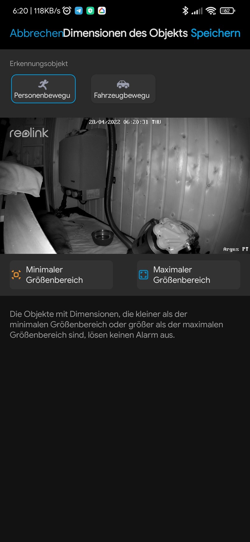 Einrichtung und Betrieb mit der App: Reolink PT 2K