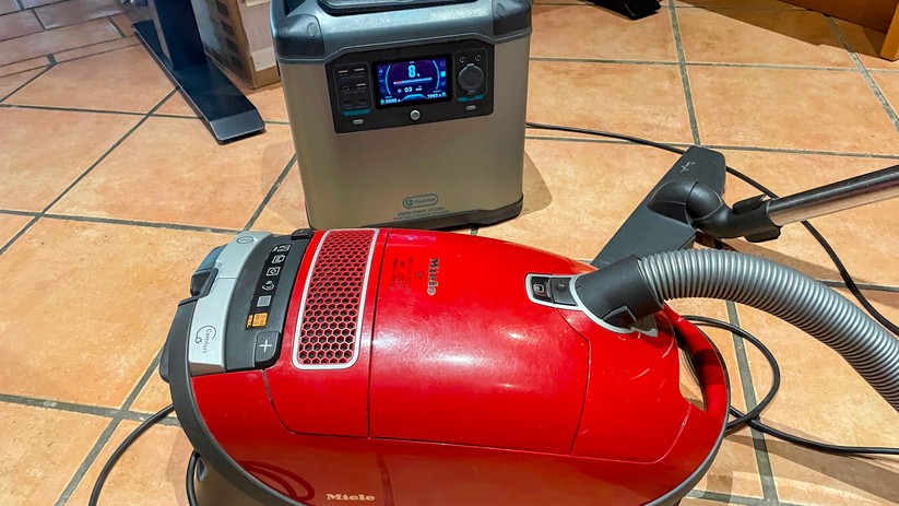 Flashfish P25 – Praxistest beim Staubsaugen