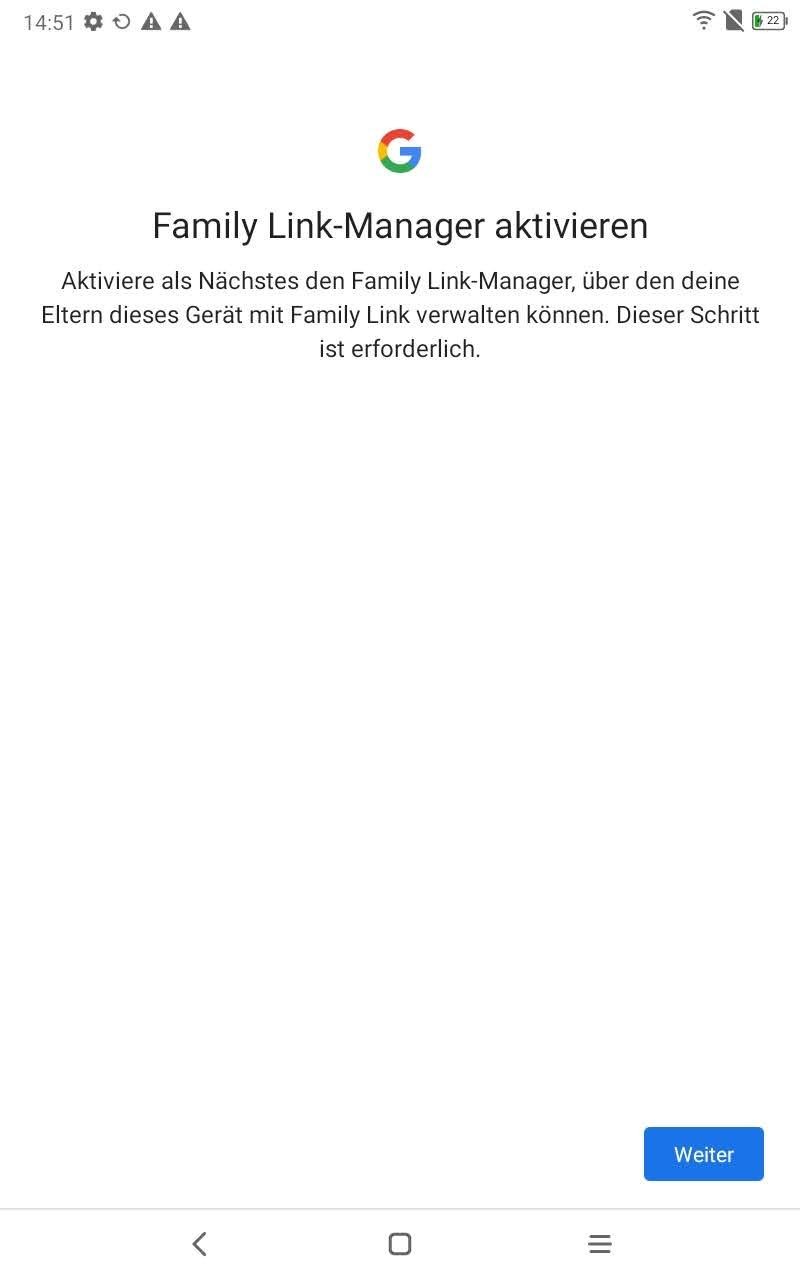 Family Link Einrichtung