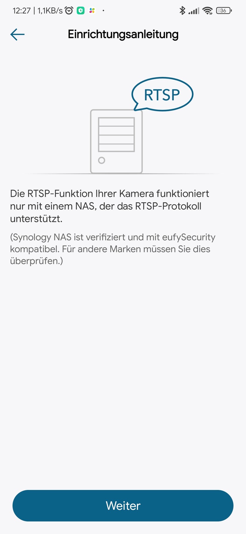 Eufy Floodlight Cam 2 Pro: NAS als Speicherort für Videos.
