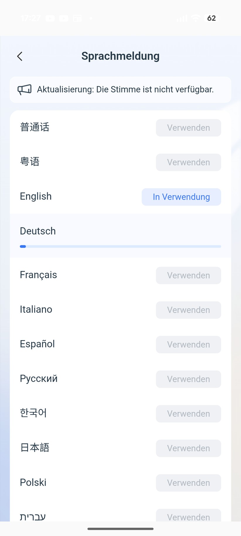 Ecovacs Winbot W2S Omni – App