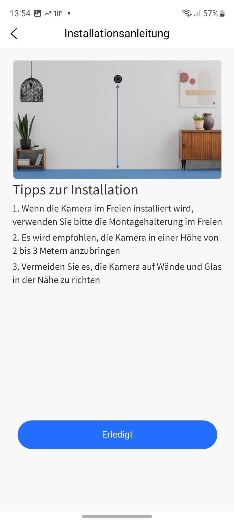 PTZ-Kamera für Lampenfassung E27: App