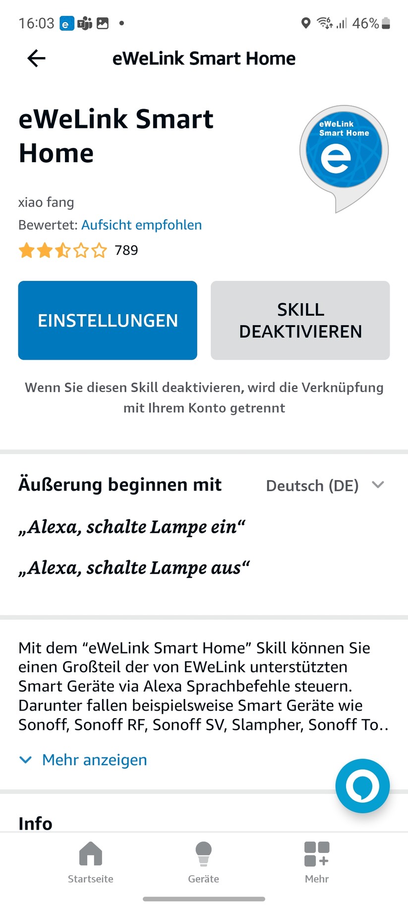 Sonoff Slim Cam: Einrichtung & Einstellungen