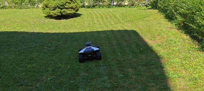 Mammotion Luba Mini AWD Lidar im Einsatz