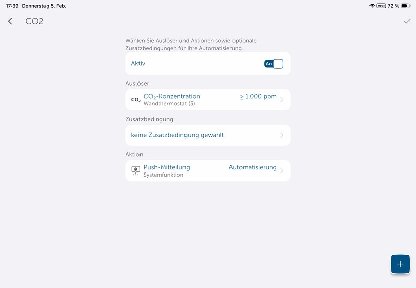 Die Homematic-IP-App ist auch für Tablets optimiert.