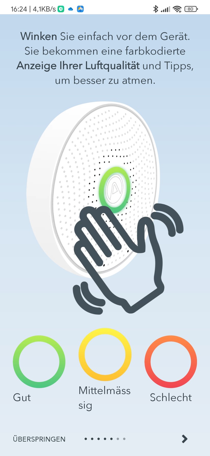 Airthings View Plus: App