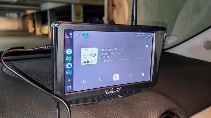 Lescars Solar-Funk-Rückfahrkamera PA-755